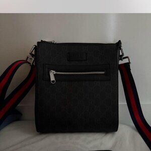 Gucci Men's Black and Grey Bag